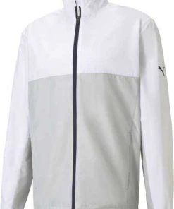 PUMA Men's First Mile Wind Jacket Bright White/high Rise