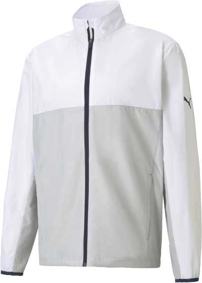 PUMA Men's First Mile Wind Jacket Bright White/high Rise 3 PUMA Men's First Mile Wind Jacket Bright White/high Rise