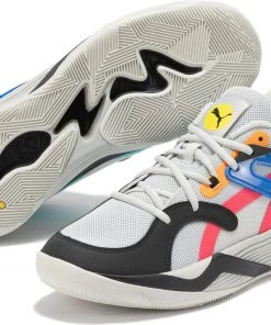 PUMA TRC Blaze Court Basketball Shoes For Women Grey/blue/black -PUMA Sales 2022 unnamed file 1743