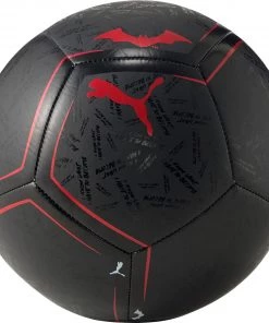 PUMA X BATMAN Graphic Soccer Ball For Unisex Black/red/white