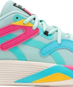 PUMA TRC Blaze Court Basketball Shoes For Women Light Blue/light Blue