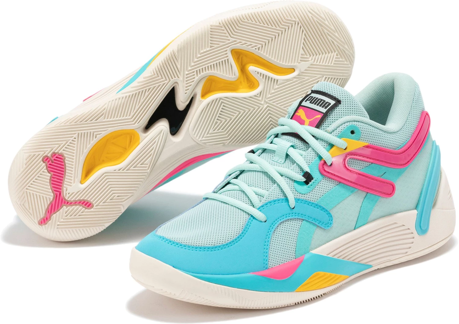 PUMA TRC Blaze Court Basketball Shoes For Women Light Blue/light Blue 6 PUMA TRC Blaze Court Basketball Shoes For Women Light Blue/light Blue - Image 4