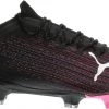 PUMA Ultra 1.1 FG Soccer Cleats For Men Black/pink -PUMA Sales 2022 unnamed file 1783
