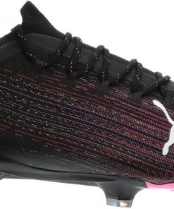 PUMA Ultra 1.1 FG Soccer Cleats For Men Black/pink