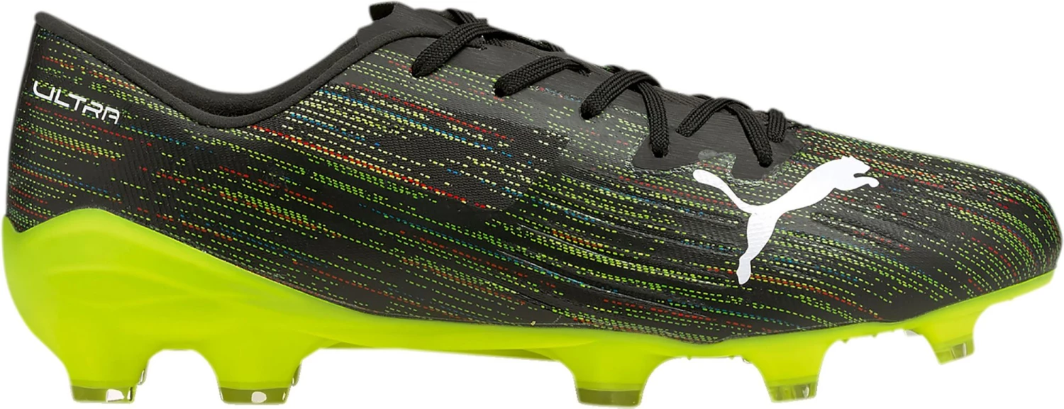 PUMA Ultra 2.2 FG Soccer Cleats For Women Black/yellow 3 PUMA Ultra 2.2 FG Soccer Cleats For Women Black/yellow