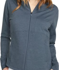 PUMA Women's CLOUDSPUN Daybreak Golf Jacket Evening Sky Heather