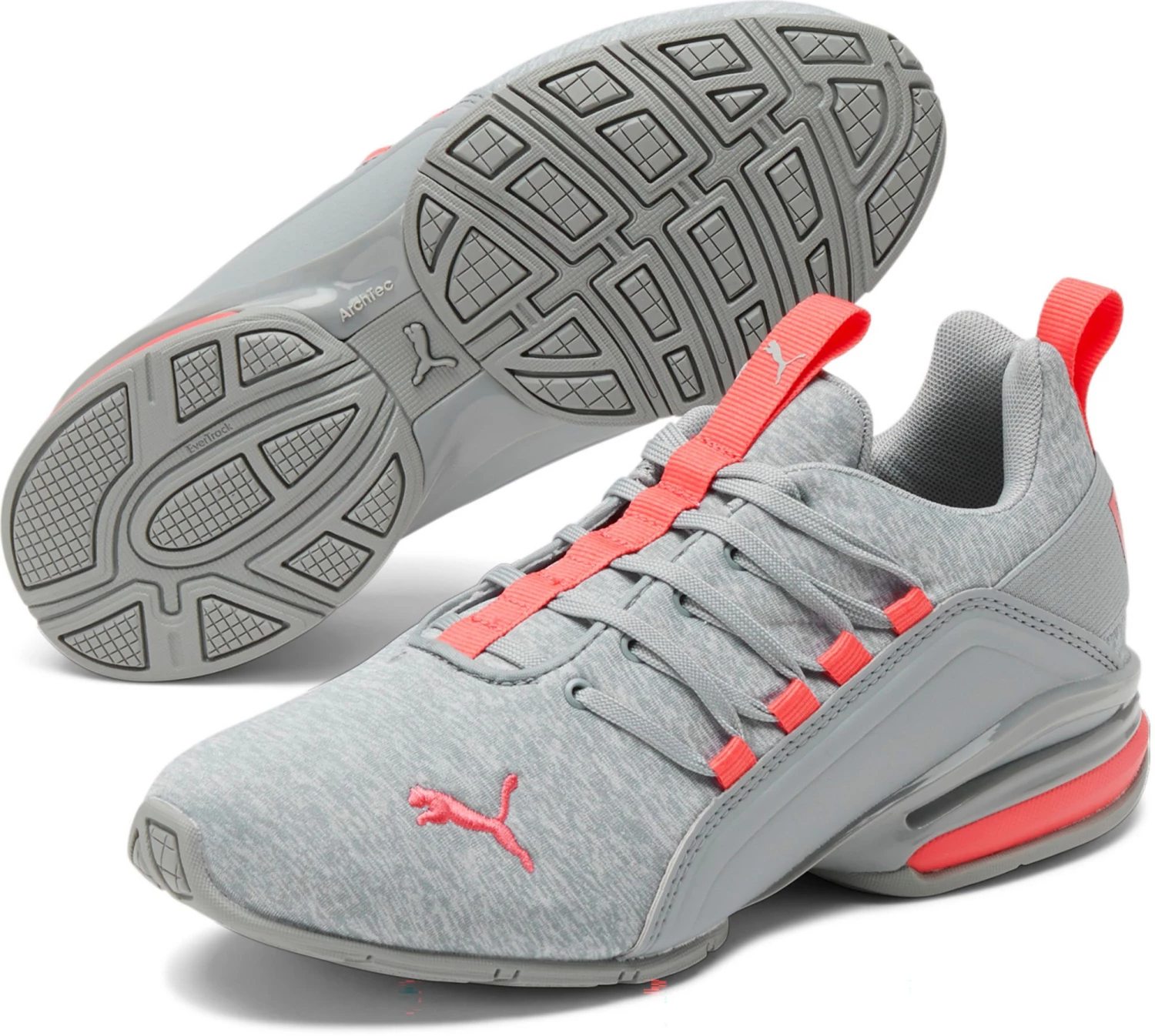 PUMA Women's Axelion Bright Training Shoes White/pink 8 PUMA Women's Axelion Bright Training Shoes White/pink - Image 6