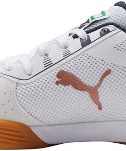 PUMA Pressing II Indoor Soccer Shoes For Men White/navy -PUMA Sales 2022 unnamed file 1868