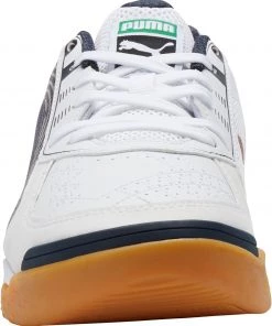 PUMA Pressing II Indoor Soccer Shoes For Men White/navy -PUMA Sales 2022 unnamed file 1869