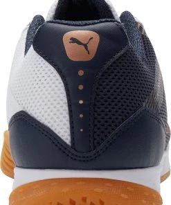 PUMA Pressing II Indoor Soccer Shoes For Men White/navy -PUMA Sales 2022 unnamed file 1871