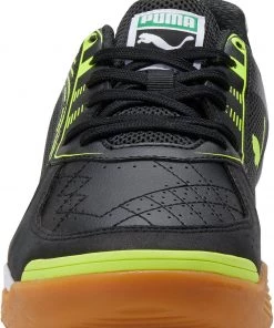 PUMA Pressing II Indoor Soccer Shoes For Men Black/yellow -PUMA Sales 2022 unnamed file 1875