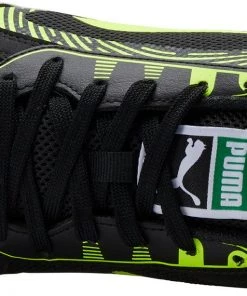 PUMA Pressing II Indoor Soccer Shoes For Men Black/yellow -PUMA Sales 2022 unnamed file 1876