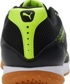 PUMA Pressing II Indoor Soccer Shoes For Men Black/yellow -PUMA Sales 2022 unnamed file 1877