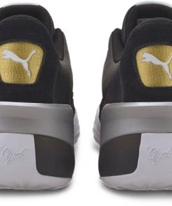 PUMA Clyde Hardwood Metallic Basketball Shoes For Women Black/metallic -PUMA Sales 2022 unnamed file 1912