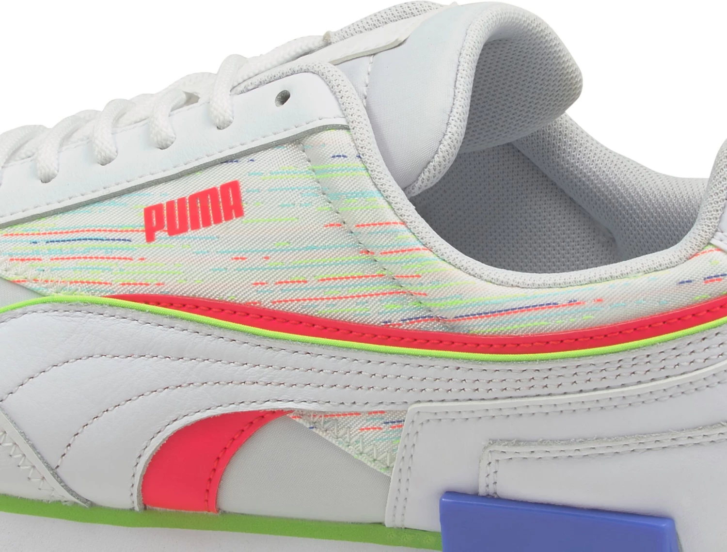 PUMA Men's Future Rider Double Spectra Shoes White/green 9 PUMA Men's Future Rider Double Spectra Shoes White/green - Image 7