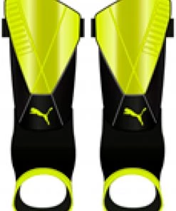 Puma Adult FtblNXT SPIRIT Ankle Shinguards For Unisex Yellow/black