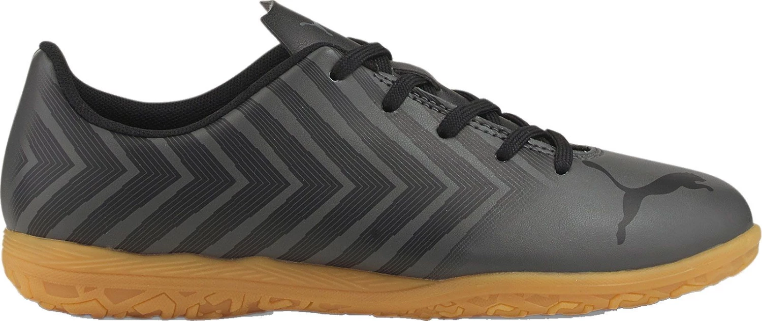 PUMA Kids' Tacto III Indoor Soccer Shoes For Boys' Black/grey 5 PUMA Kids' Tacto III Indoor Soccer Shoes For Boys' Black/grey - Image 3