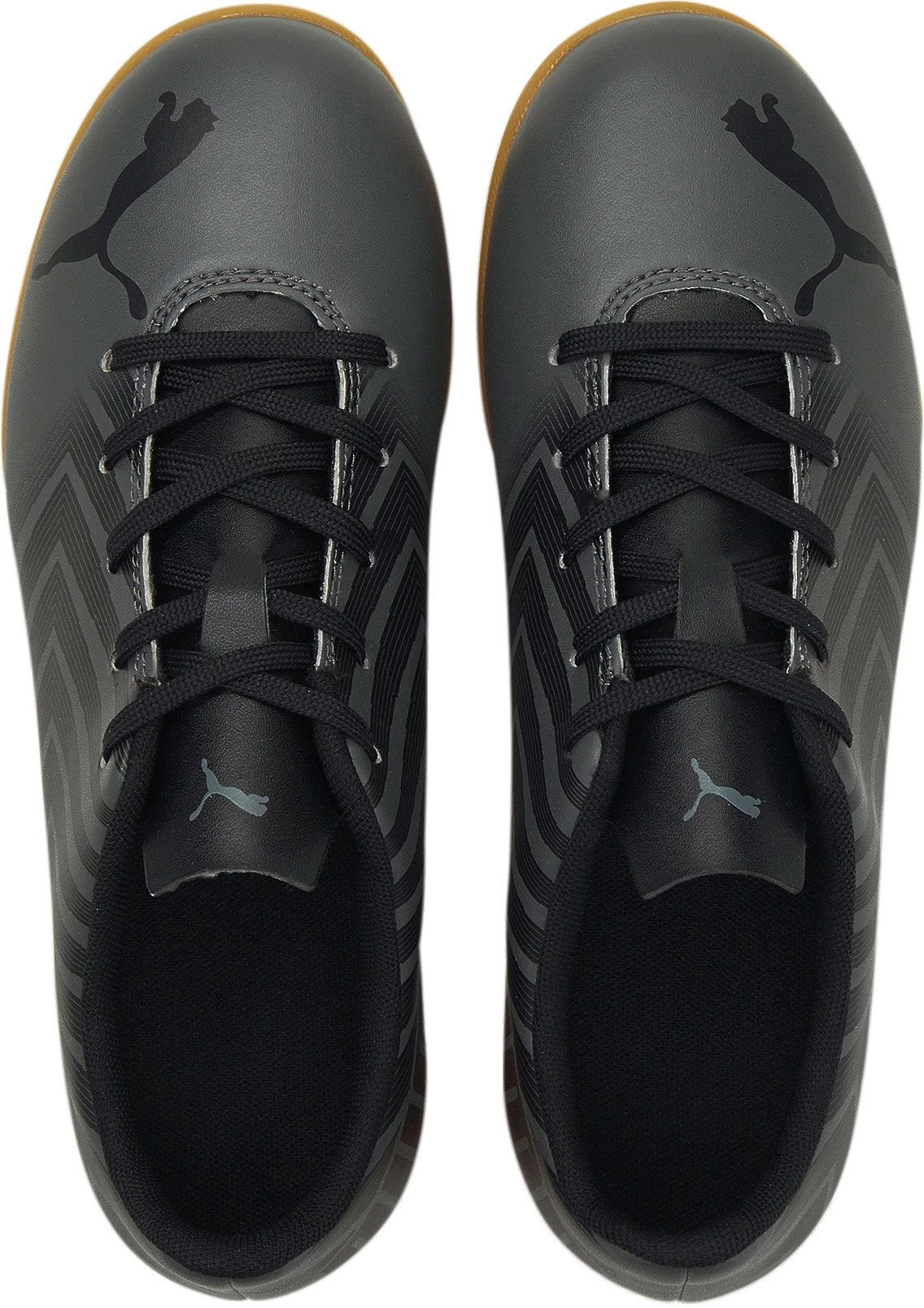 PUMA Kids' Tacto III Indoor Soccer Shoes For Boys' Black/grey 6 PUMA Kids' Tacto III Indoor Soccer Shoes For Boys' Black/grey - Image 4