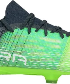 PUMA Men's Ultra 3.3 FG Soccer Cleats Blue/green