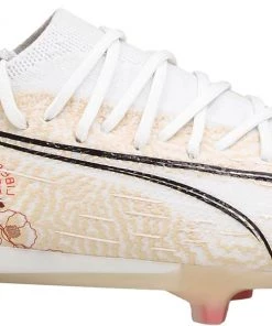 PUMA Women's ULTRA Ultimate Liberty FG Soccer Cleats White/red