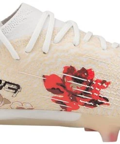 PUMA Women's ULTRA Ultimate Liberty FG Soccer Cleats White/red -PUMA Sales 2022 unnamed file 203