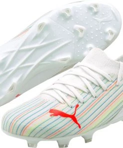 PUMA Kids' Ultra 3.2 FG Soccer Cleats For Boys' White/red -PUMA Sales 2022 unnamed file 2074