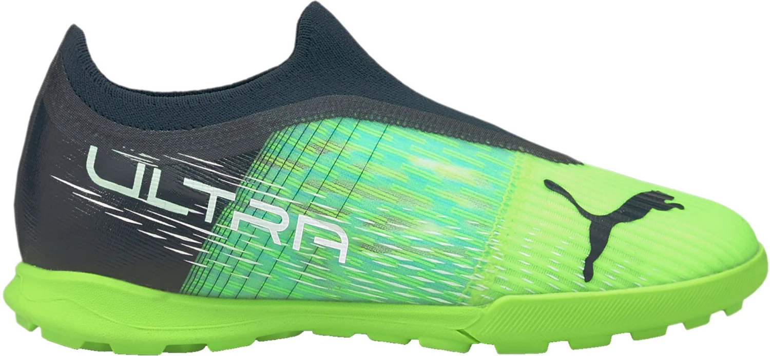 PUMA Kids' Ultra 3.3 Turf Soccer Cleats For Girls' Blue/green 3 PUMA Kids' Ultra 3.3 Turf Soccer Cleats For Girls' Blue/green