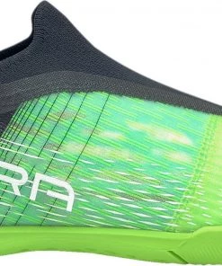 PUMA Kids' Ultra 3.3 Indoor Soccer Shoes For Boys' Blue/green