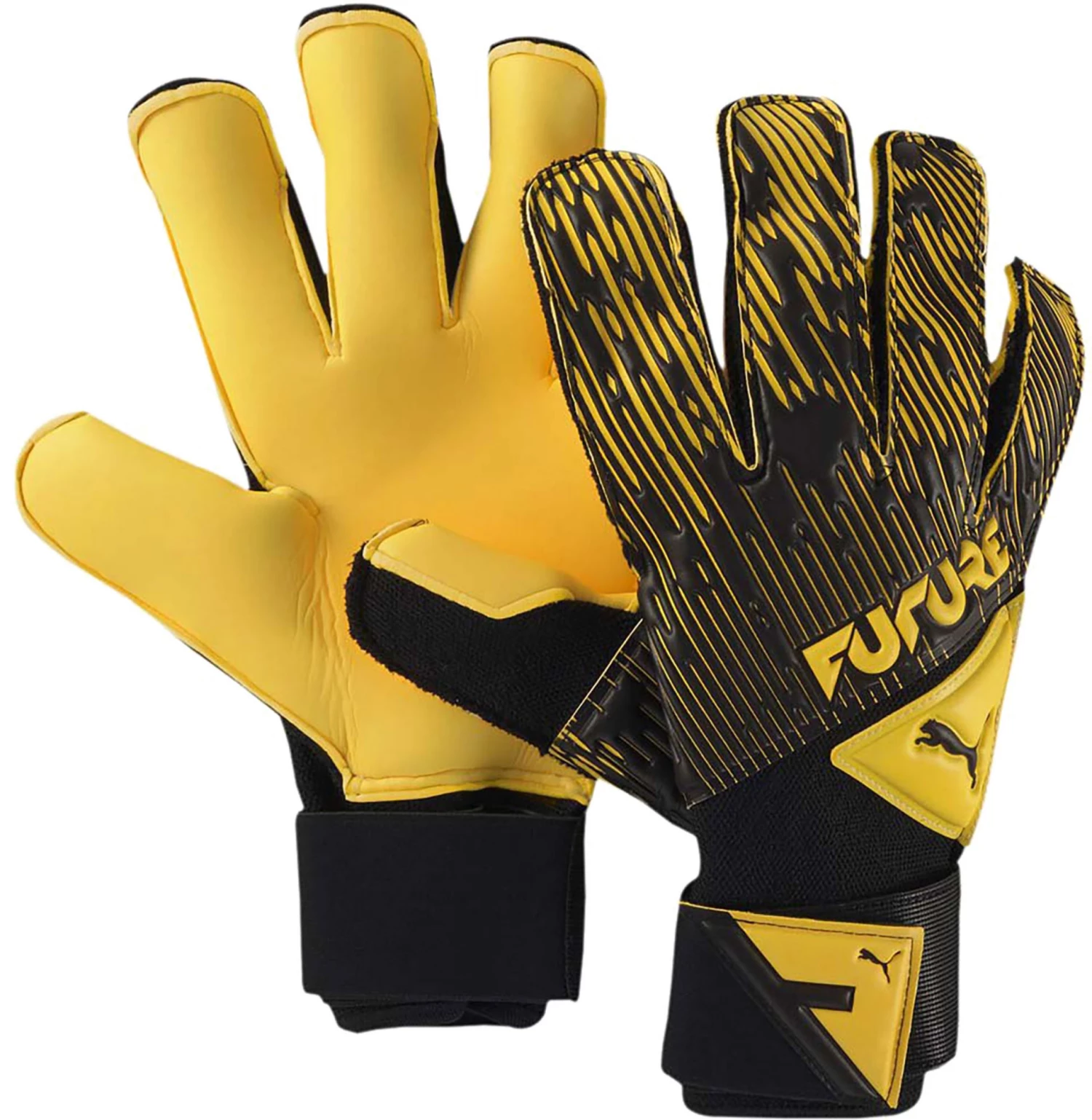 Puma Future Grip 5.2 SGC Goal Keeper Gloves For Women Yellow/black/white 2 Puma Future Grip 5.2 SGC Goal Keeper Gloves For Women Yellow/black/white