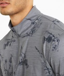 PUMA Men's CLOUDSPUN Lowlands Golf 1/4 Zip Quiet Shade Heather -PUMA Sales 2022 unnamed file 215