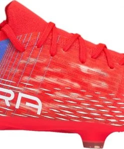 PUMA Sales 2022 34 PUMA Men's Ultra 3.3 FG Soccer Cleats Red/blue
