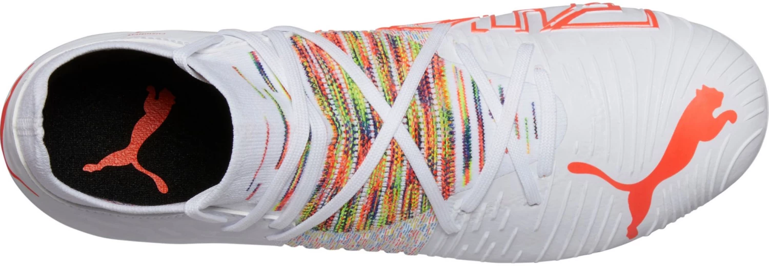 PUMA Future Z 3.1 FG Soccer Cleats For Men White/red 7 PUMA Future Z 3.1 FG Soccer Cleats For Men White/red - Image 5