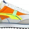PUMA Men's Future Rider Twofold SD Shoes White/yellow/orange