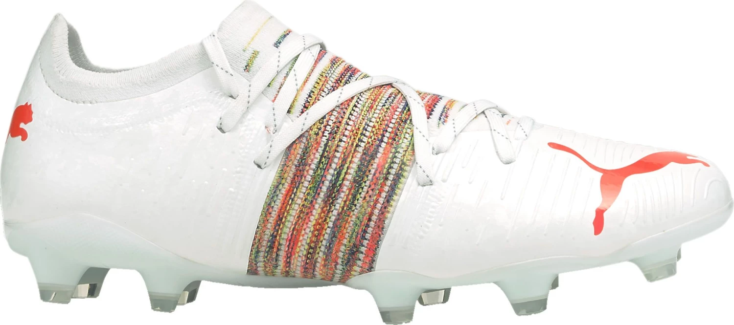 PUMA Future Z 2.1 FG Soccer Cleats For Men White/red 3 PUMA Future Z 2.1 FG Soccer Cleats For Men White/red