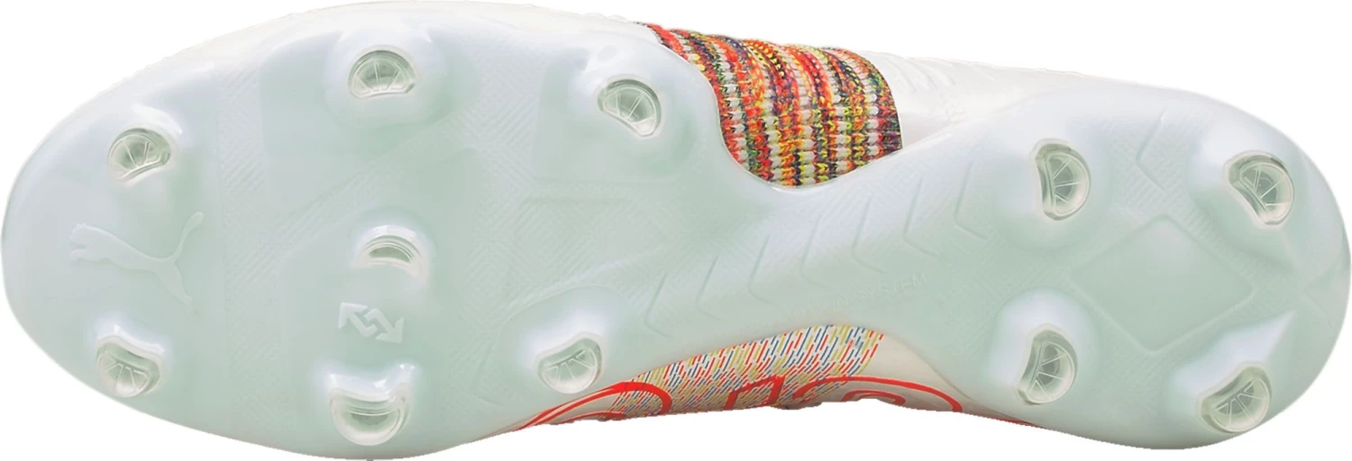 PUMA Future Z 2.1 FG Soccer Cleats For Men White/red 4 PUMA Future Z 2.1 FG Soccer Cleats For Men White/red - Image 2