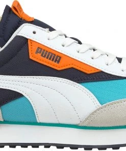 PUMA Men's Future Rider Play On Shoes White/blue