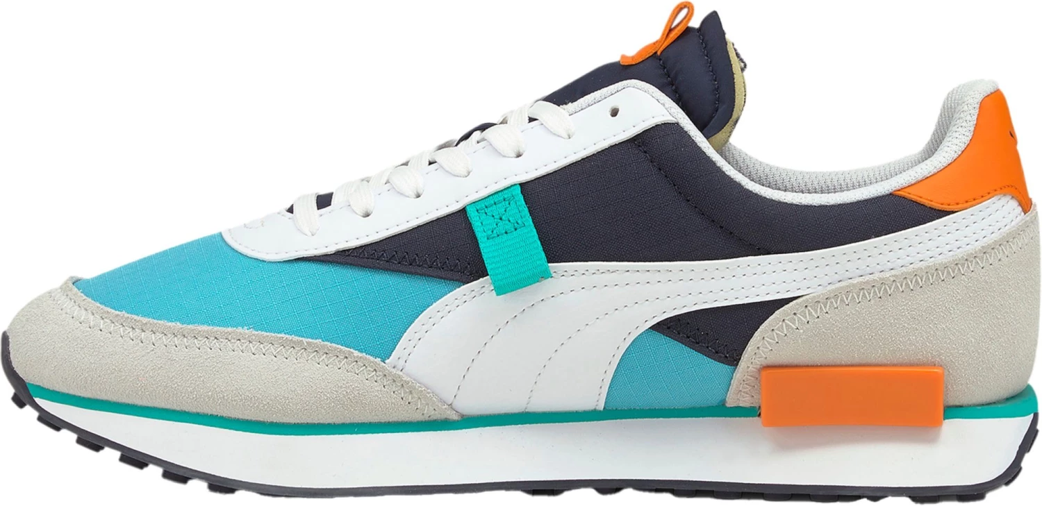 PUMA Men's Future Rider Play On Shoes White/blue 5 PUMA Men's Future Rider Play On Shoes White/blue - Image 3