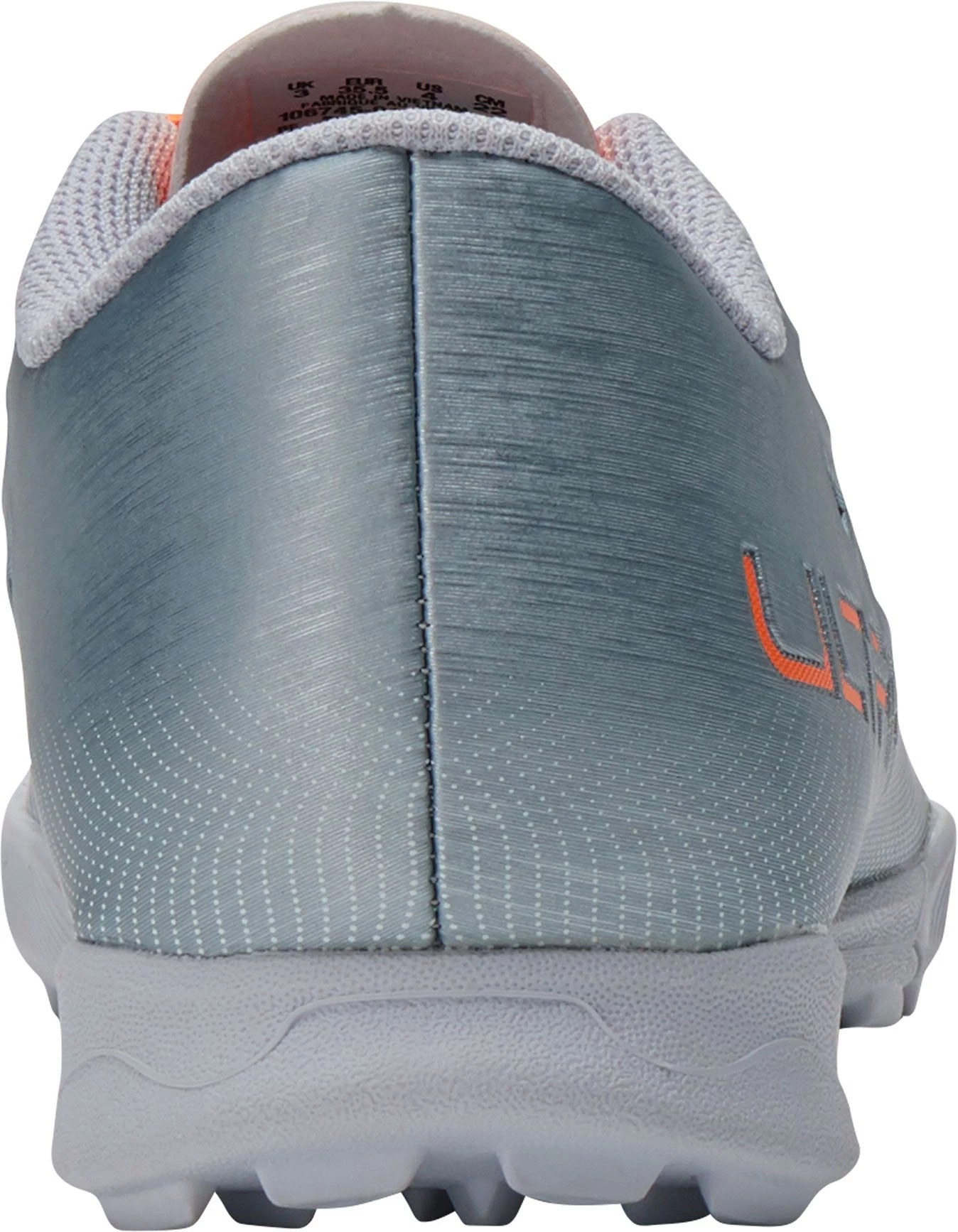 Puma Kids' Ultra 4.4 Turf Soccer Cleats For Boys' Silver/orange 8 Puma Kids' Ultra 4.4 Turf Soccer Cleats For Boys' Silver/orange - Image 6