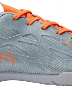 Puma Kids' Ultra 4.4 Indoor Soccer Shoes For Girls' Silver/orange