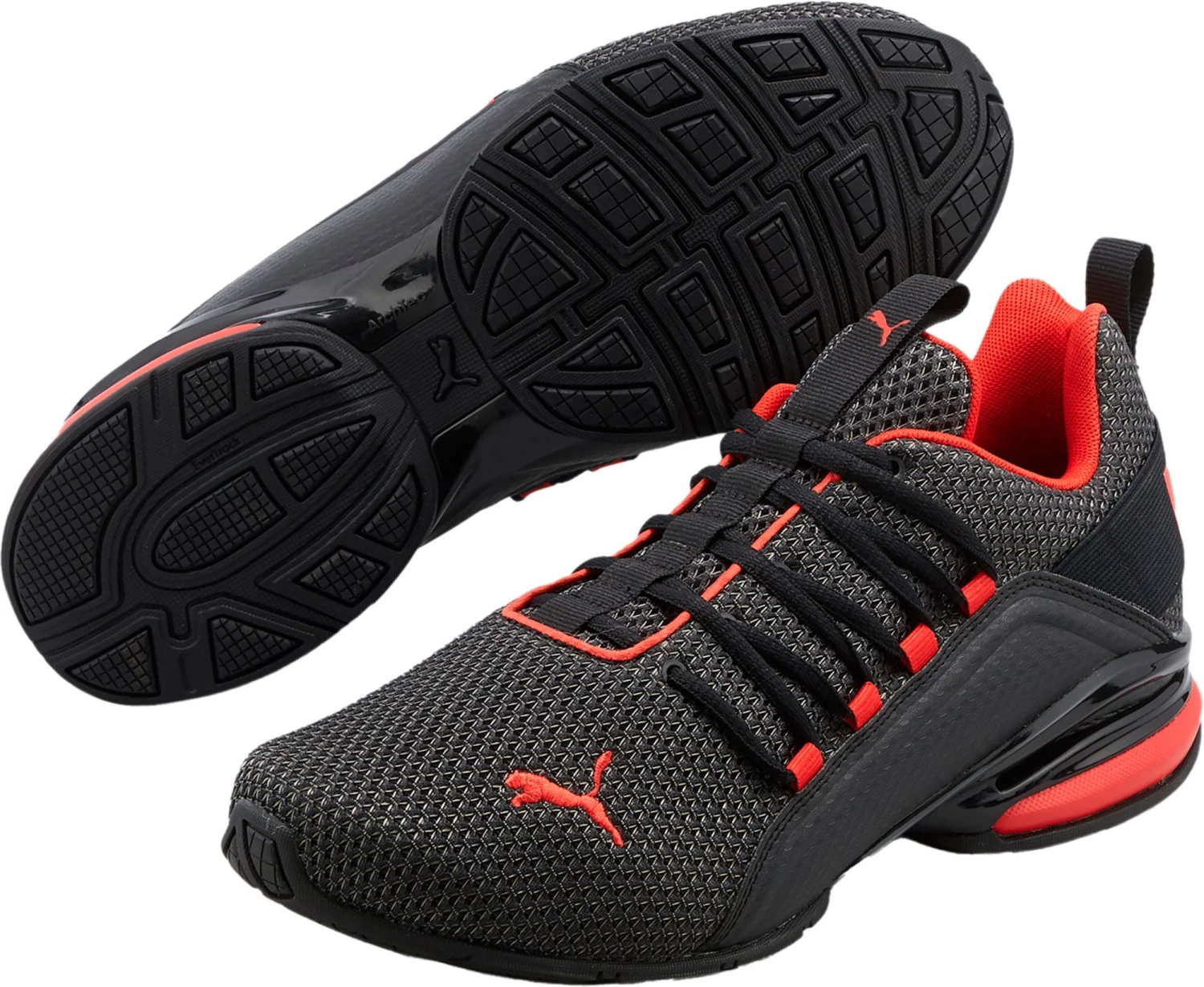 PUMA Men's Axelion LS Training Shoes Black/white 8 PUMA Men's Axelion LS Training Shoes Black/white - Image 6