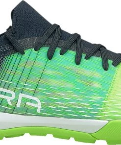 PUMA Men's Ultra 3.3 Turf Soccer Cleats Blue/green