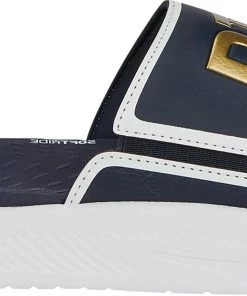 PUMA X PTC Men's GS-Softride Golf Slides Navy/gold