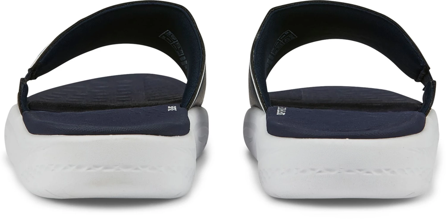 PUMA X PTC Men's GS-Softride Golf Slides Navy/gold 7 PUMA X PTC Men's GS-Softride Golf Slides Navy/gold - Image 5
