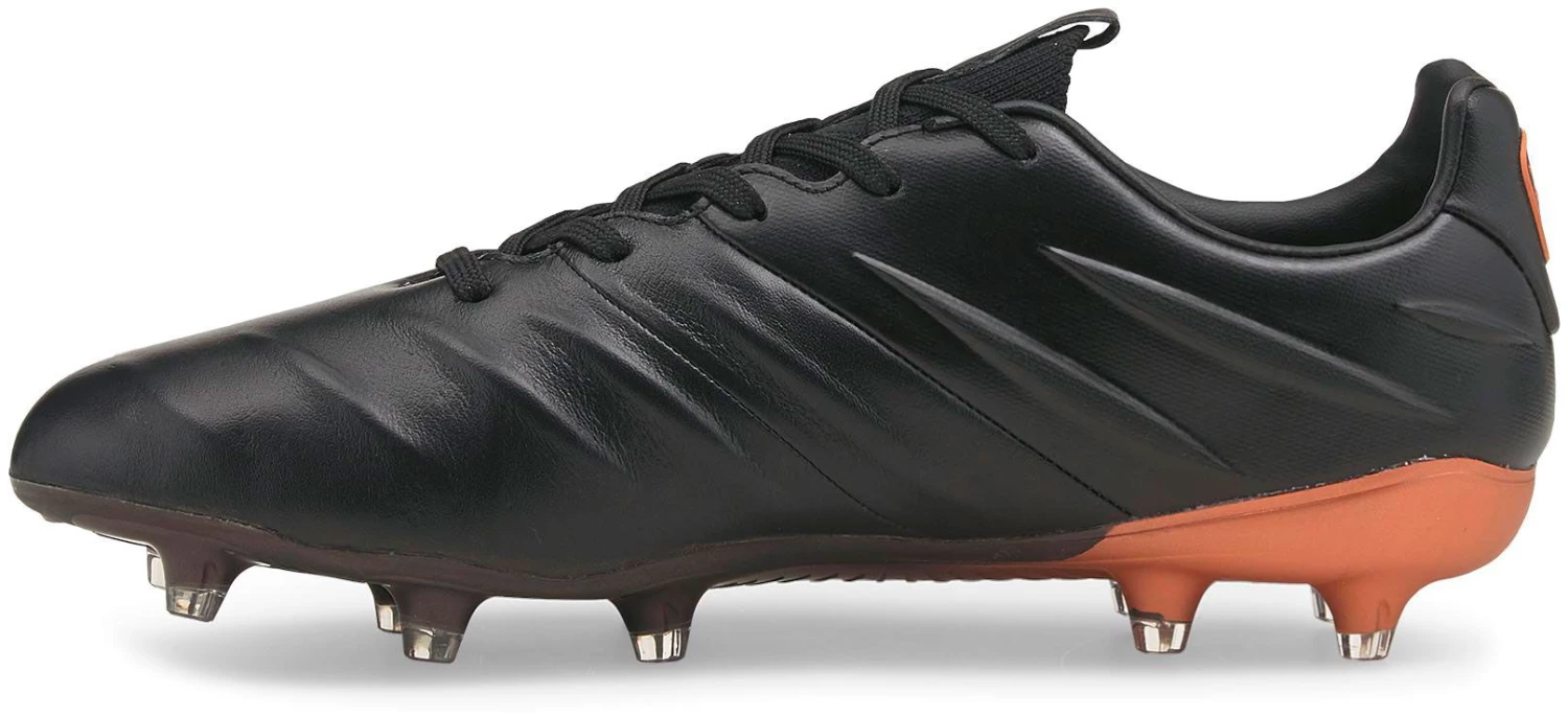 PUMA King Platinum 21 FG Soccer Cleats For Men Black/orange 4 PUMA King Platinum 21 FG Soccer Cleats For Men Black/orange - Image 2