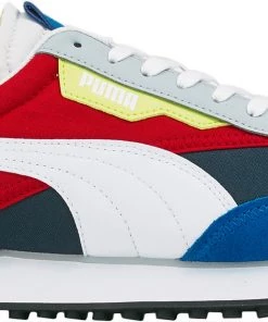 PUMA Women's Future Rider Play On Shoes White/blue