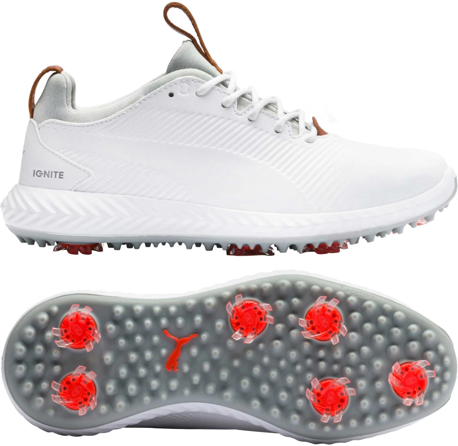 PUMA Youth IGNITE PWRADAPT 2.0 Golf Shoes For Girls' White 3 PUMA Youth IGNITE PWRADAPT 2.0 Golf Shoes For Girls' White