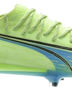PUMA Women's Ultra Ultimate FG Soccer Cleats Green/blue