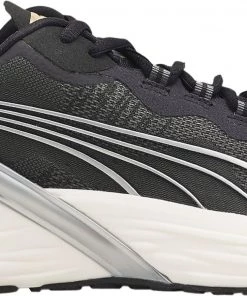 PUMA Women's Run XX NITRO Running Shoes Black/metallic Silver