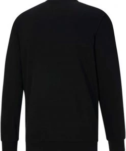 Puma Men's ESS+ Embroidery Logo Fleece Crew Puma White/puma Black -PUMA Sales 2022 unnamed file 244