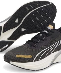 PUMA Women's Run XX NITRO Running Shoes Black/metallic Silver -PUMA Sales 2022 unnamed file 2444